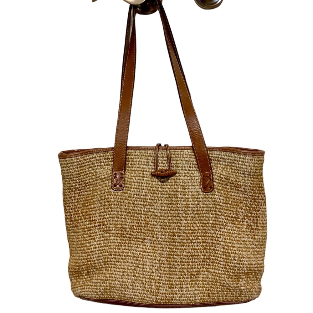 Straw Tote Bag, Lined, Great for Summer!